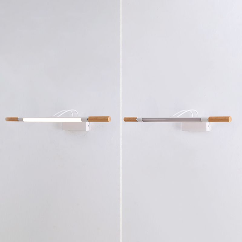 Lalmis d'application armée Lights Modern Mur Metal Metal 1 Approche de mur clair en blanc