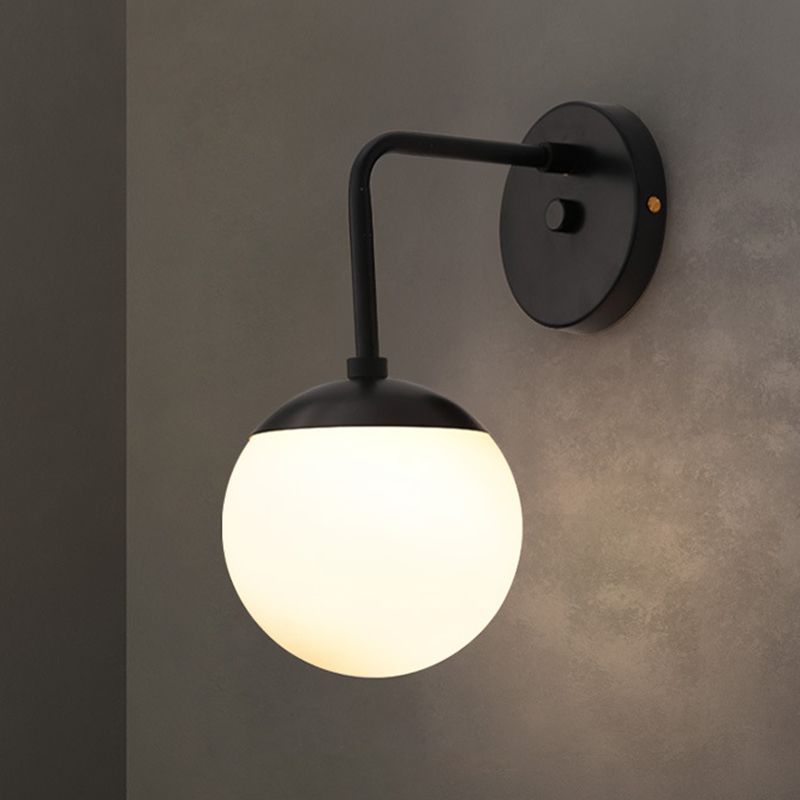 Moderne Simplicity Globe Wandmontierte Leuchtenmontage Glasmontage Leuchte für Wohnzimmer