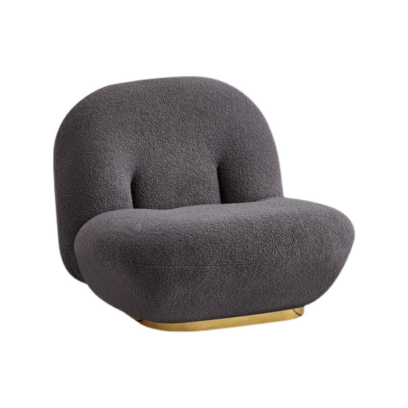 Wool Armless Chair 31.49" L x 27.55" W x 26.77" H Armless Chair for Living Room