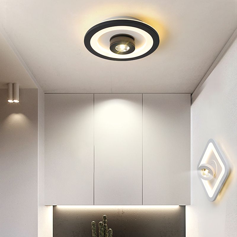 Modern Flush Mount Light Ceiling Track Lighting 1-Light LED Flush Mount Corridor Light Restaurant Light
