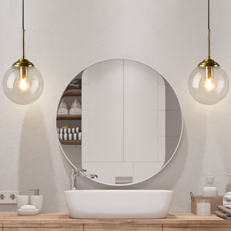 Globe Glaswandhalterung Leuchte zeitgenössische 1 Kopf Goldwandbeleuchtung für Schlafzimmer