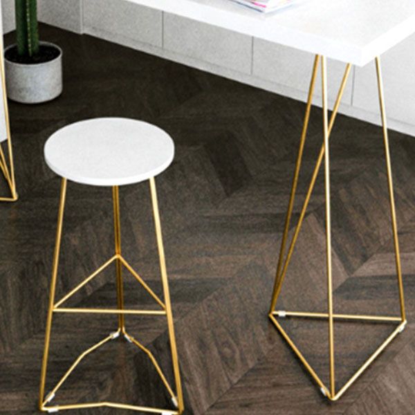 Solid Wood Bar Stool and Table Rectangular 1/3 Pieces Pub Table Set