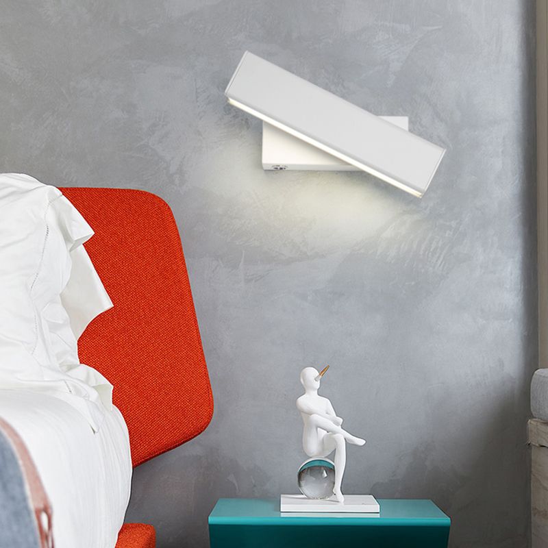 Square Shape Metal Wall Light Modern 1-Light Wall Mounted Light Fixture