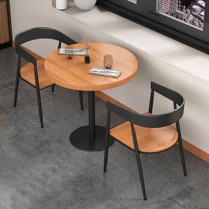 Modern Dining Set 1/3/4/5 Pcs Metal Frame Dining Table and Chairs