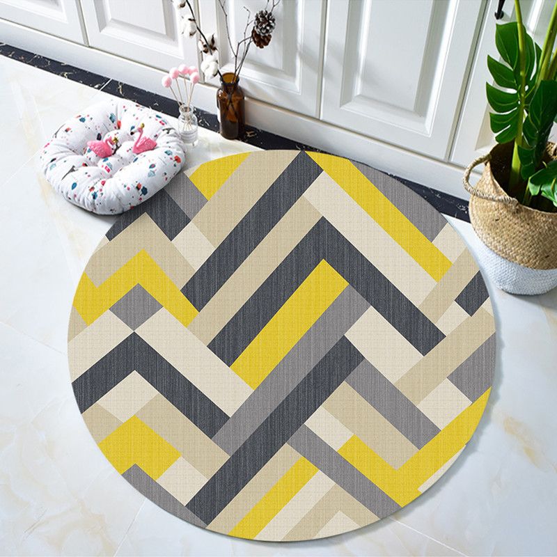 Fancy geometrisch patroon tapijt Modern polyester gebied Rug Anti-slip gebied Rug voor woonkamer