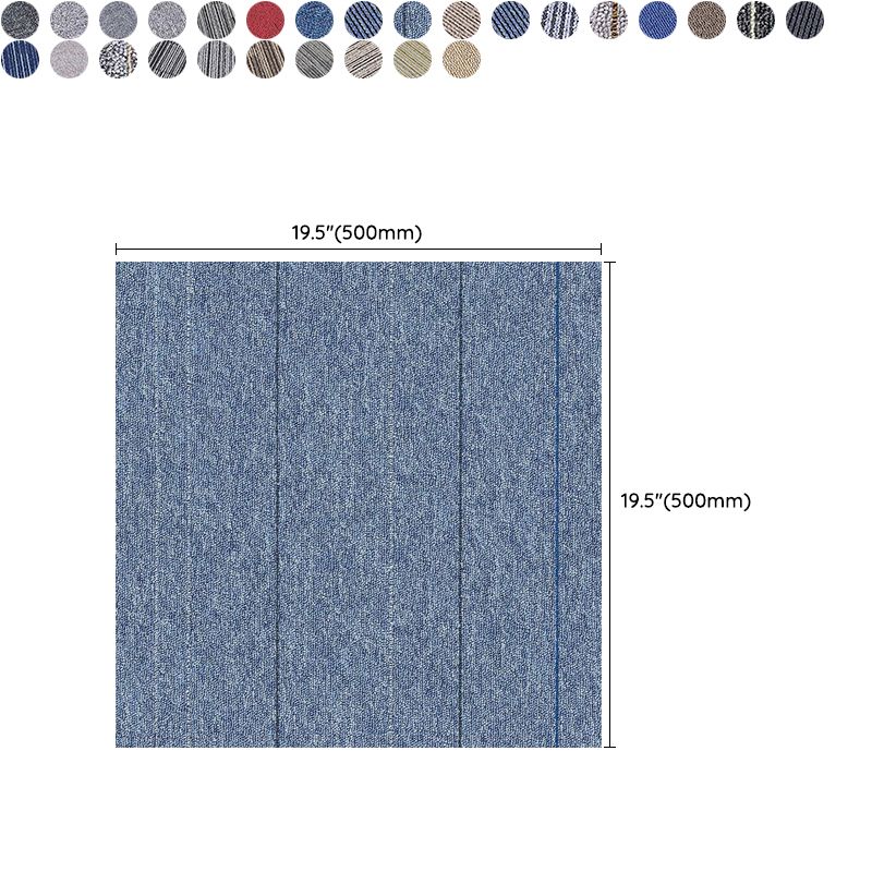 Indoor Carpet Tile Non-Skid Glue Down Install Carpet Tiles with Waterproof