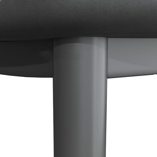 Silla de comedor tapizada casera contemporánea con respaldo abierto y acabado mate