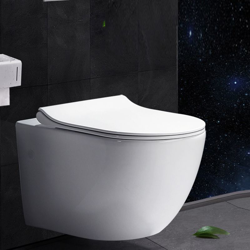 Contemporary One Piece Toilet Bowl Wall Hung Urine Toilet for Bathroom