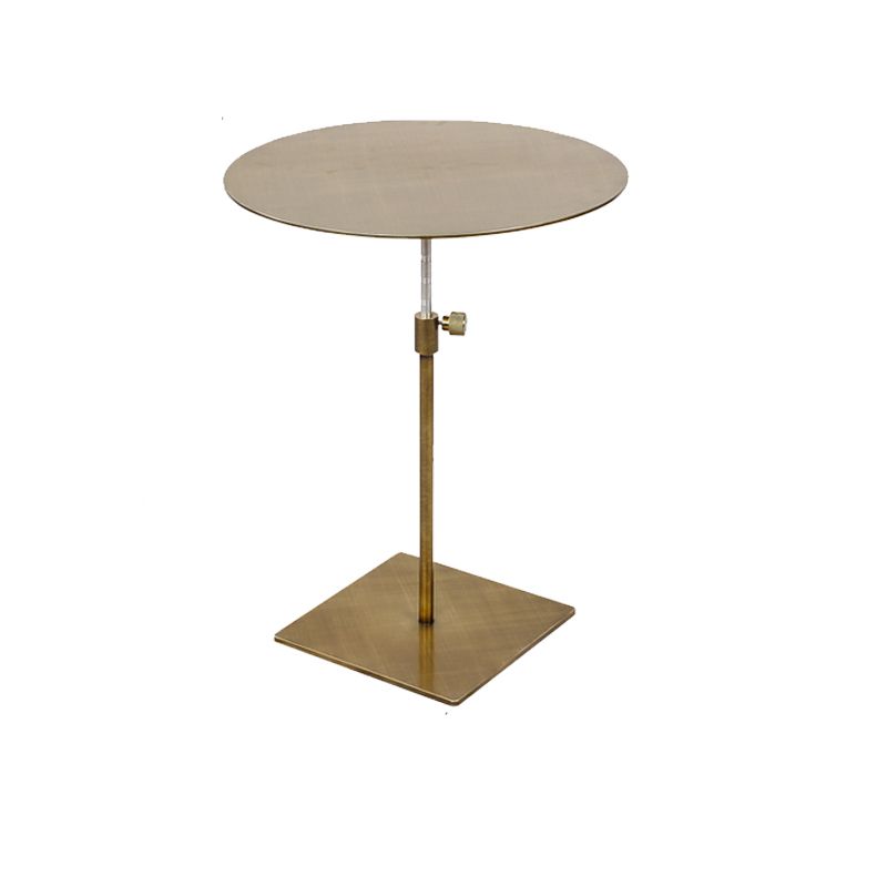 Stainless Steel Pedestal Cocktail Table Round/ Square Top Coffee Table