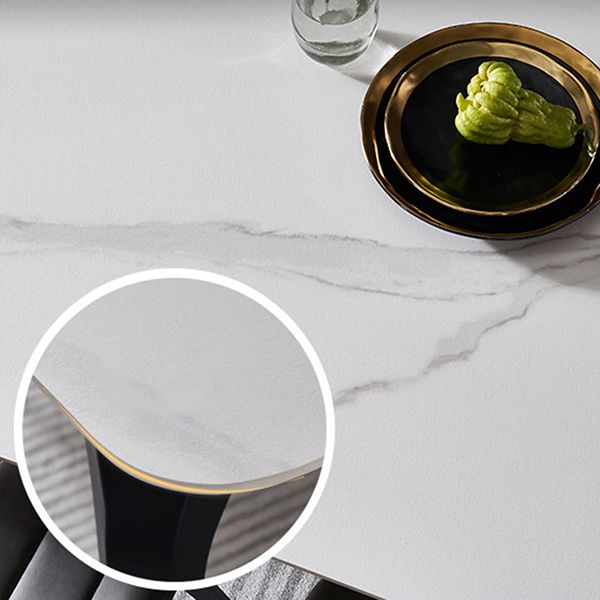 Contemporary 1/4/5/7 Pieces Dining Set Sintered Stone Dining Table Set