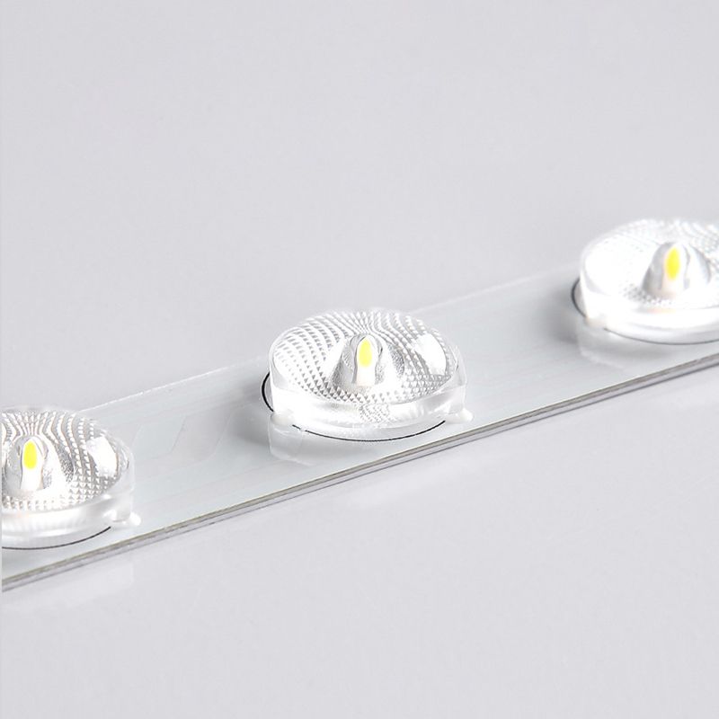 Plafonnier rond à 1 lumière en plastique de style moderne