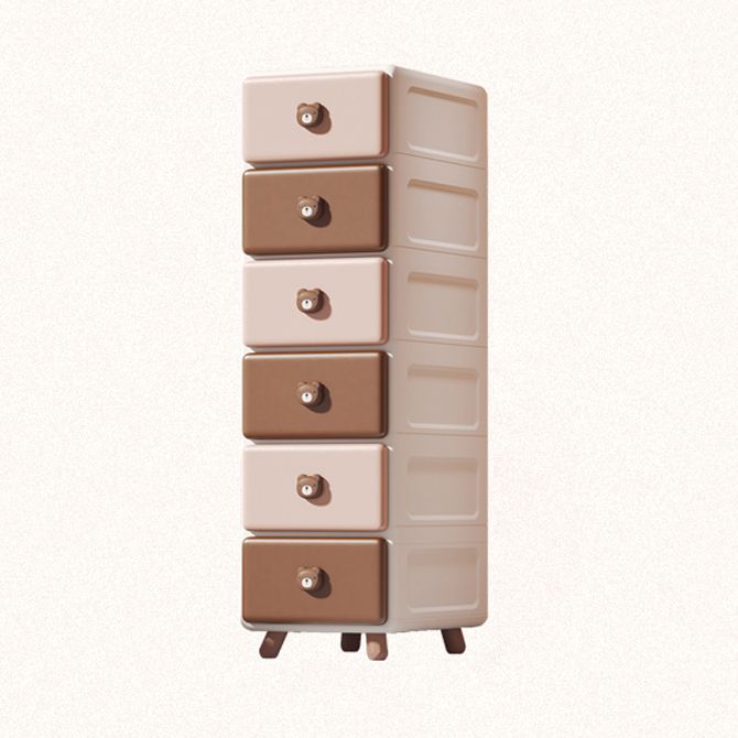 Contemporary Storage Cabinet with Legs Non-Hanging Armoire for Home