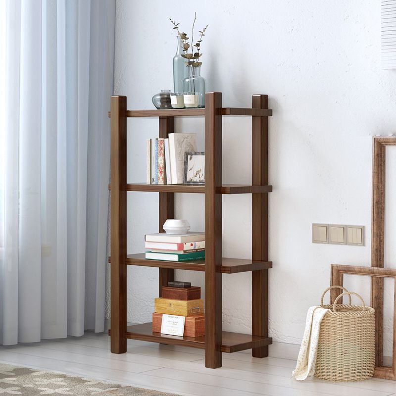 Vertical Shelf Bookcase with Shelves Wooden Bookshelf for Home Office