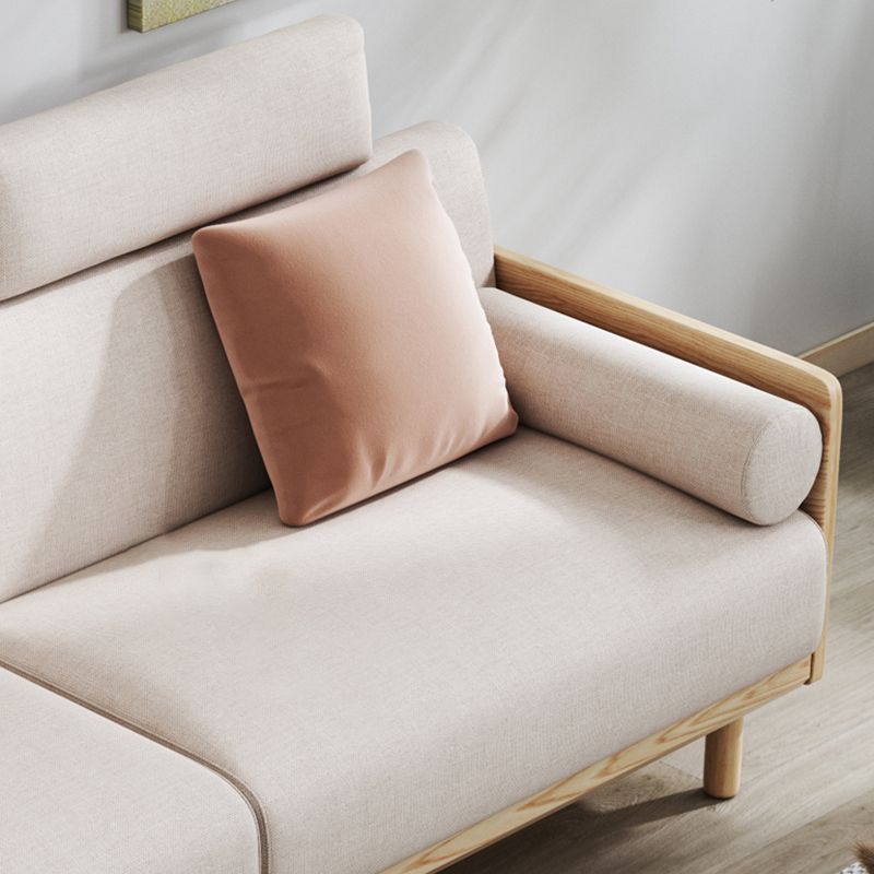Linen Modern Sofa 33"W P Sofa Pillow Top Arm for Living Room