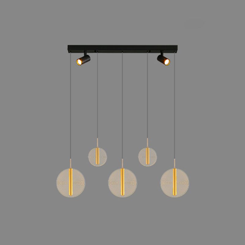 Unique Shape Island Lights Modern Style Metal Pendant Light Fixtures