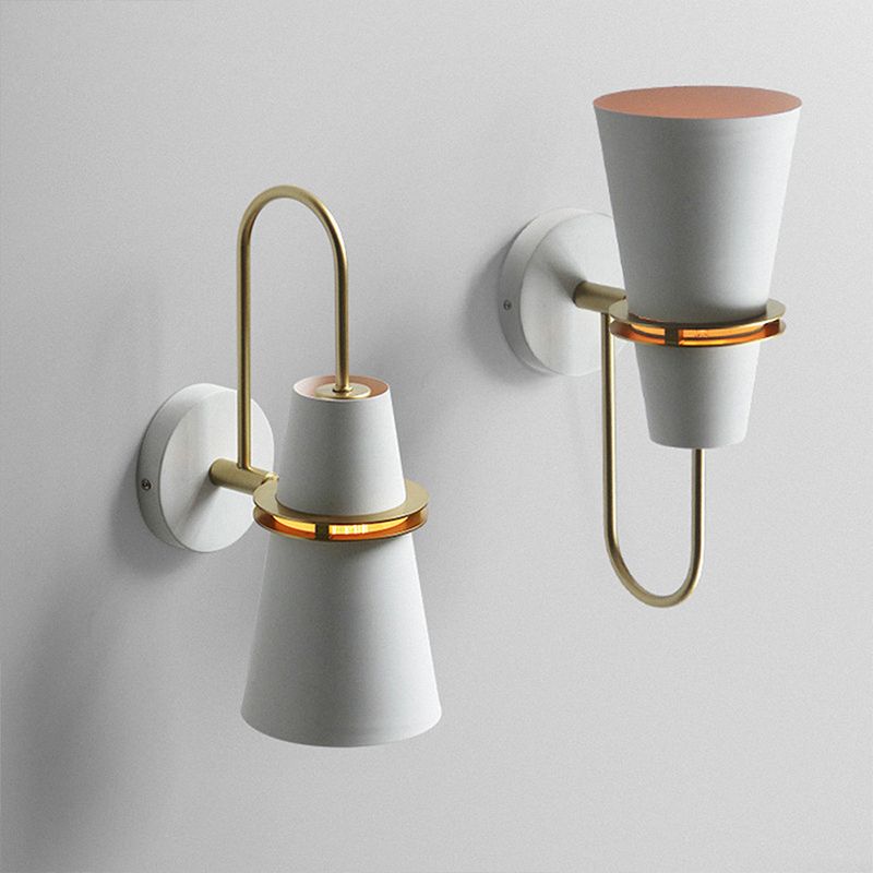 Cone Shape Metal Vanity Lamp Industrial Style 1 Light Vanity Light Fixture