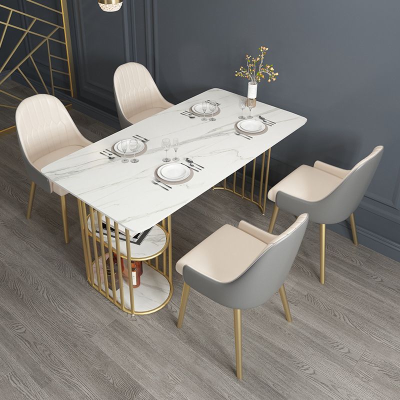 Traditional Luxury Dining Table Rectangle Dining Table for Dining Room