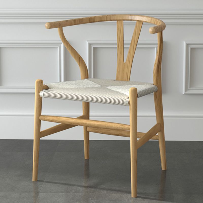 Natural Finish Pine Wood Dining Set 1/2/5 Pcs Modern Dinette Set