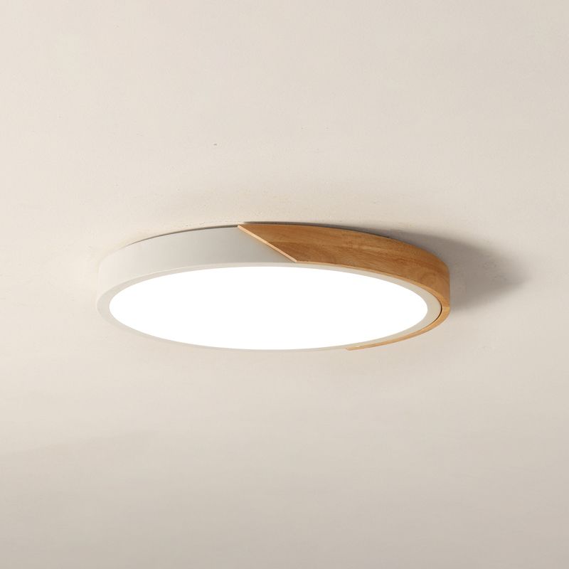 Moderna lampada da soffitto a LED semplice a forma di geometria in ferro da incasso per sala da pranzo