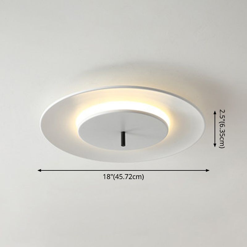 Acryl Cirkel Flush Mounted Plafond Licht Nordic LED Dicht Bij Plafond Verlichtingsarmatuur