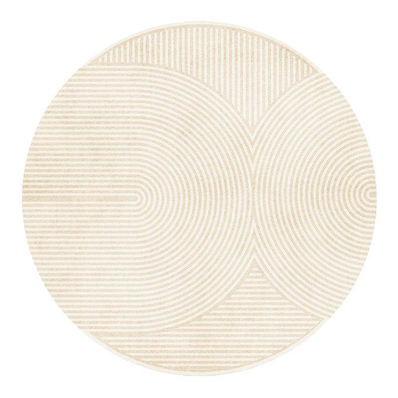 Tapis de rayures de tapis moderne beige tapis lavable antidérapant un tapis lavable antidérapant pour décoration intérieure