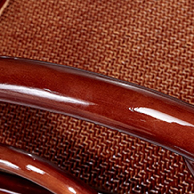 Mid Century Modern Indoor Rocking Chair Wooden Rattan Rocking Chair