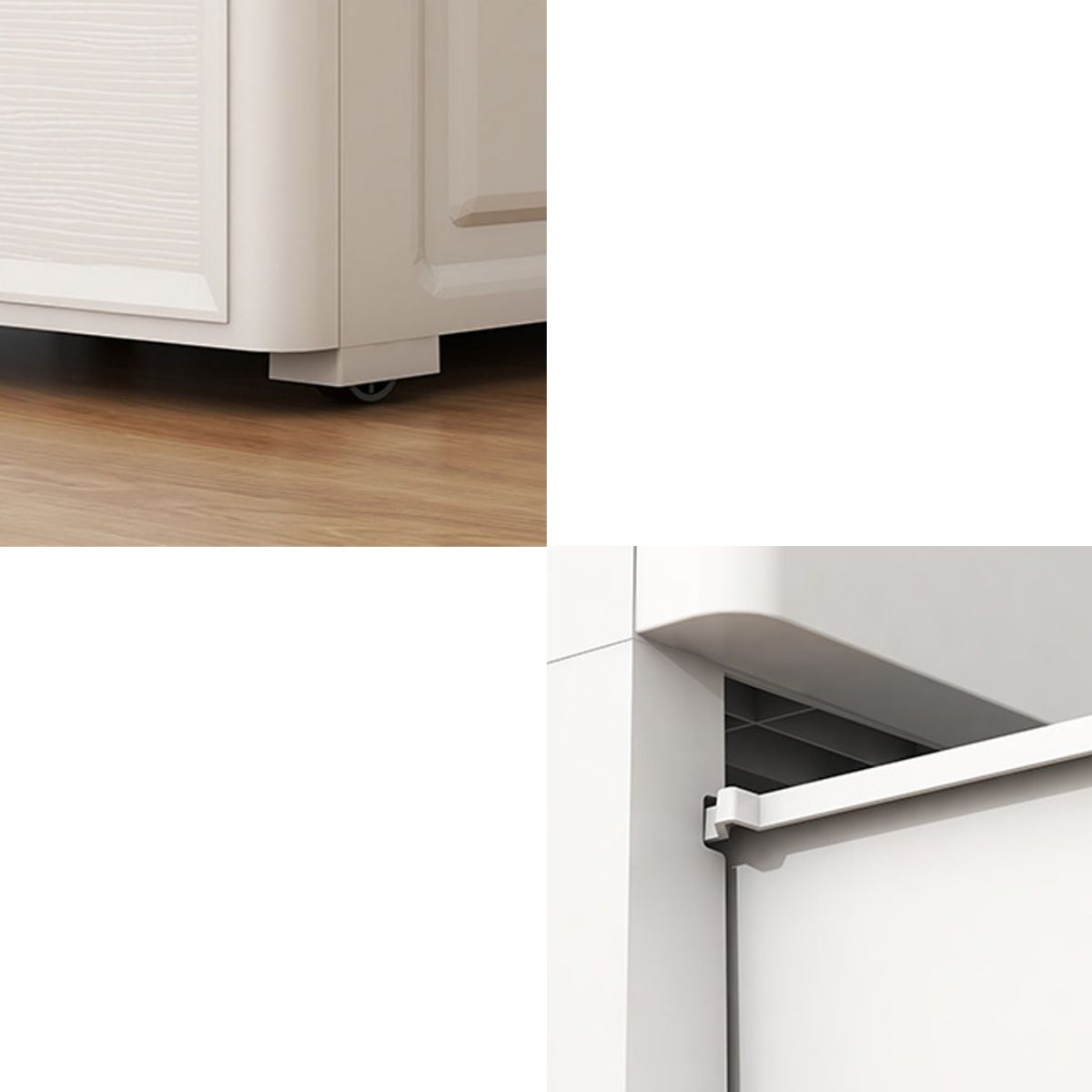 Scandinavian Kids Furniture Vertical Plastic Nursery Dresser with Drawers for Home