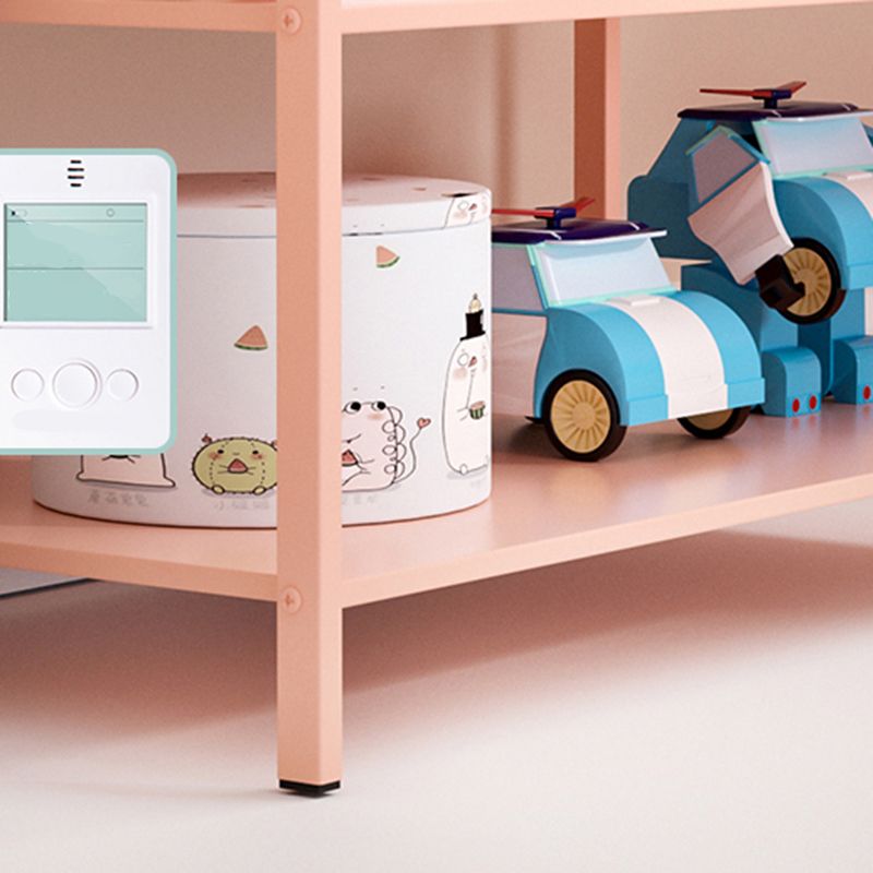 Contemporary Children Shelf Metal 6 Shelves Bookcase for Living Room