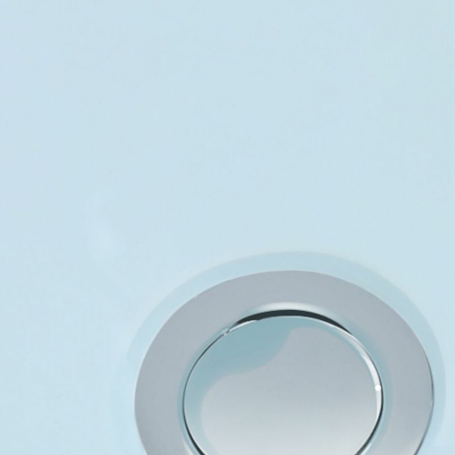 Modern 25.2-inch Tall Acrylic Bathtub Freestanding Soaking Bath (Board not Included)