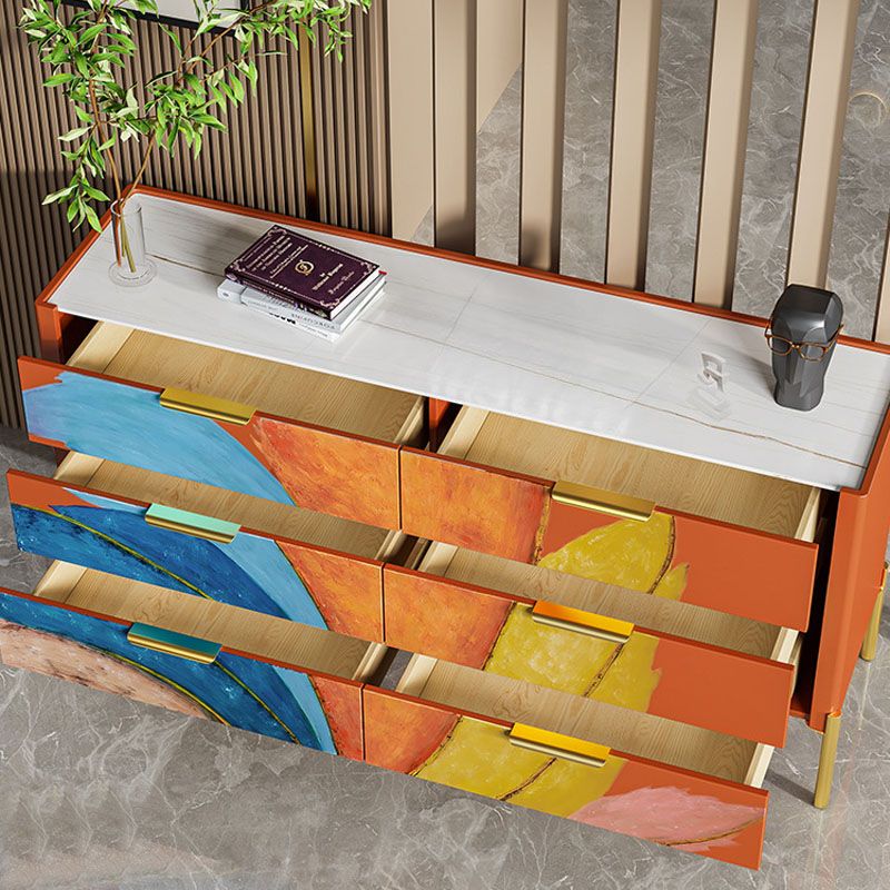 15.6-inch Width Modern Storage Chest Dresser Stone Storage Chest