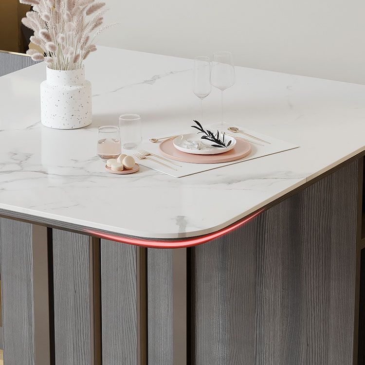 Modern Furniture Dining Set 1/3/5 Pcs Folding Table with Dining Upholstered Chairs