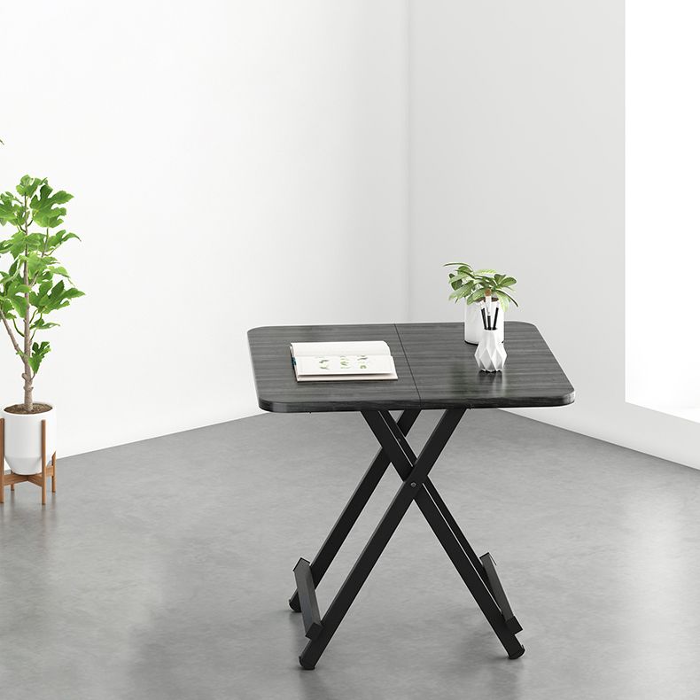 Modern Wooden Dining Room Set with Round Table Space-Saving Design Home Dining Table Furniture