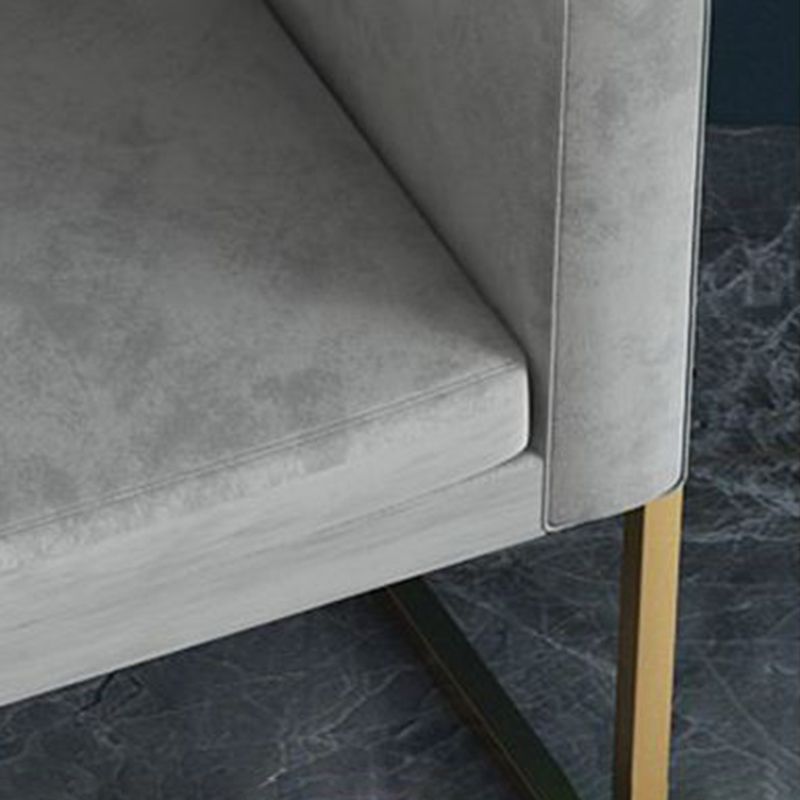 Chaises de salle à manger rembourrées sans accoudoirs de style scandinave, chaises latérales à dossier solide pour un usage domestique