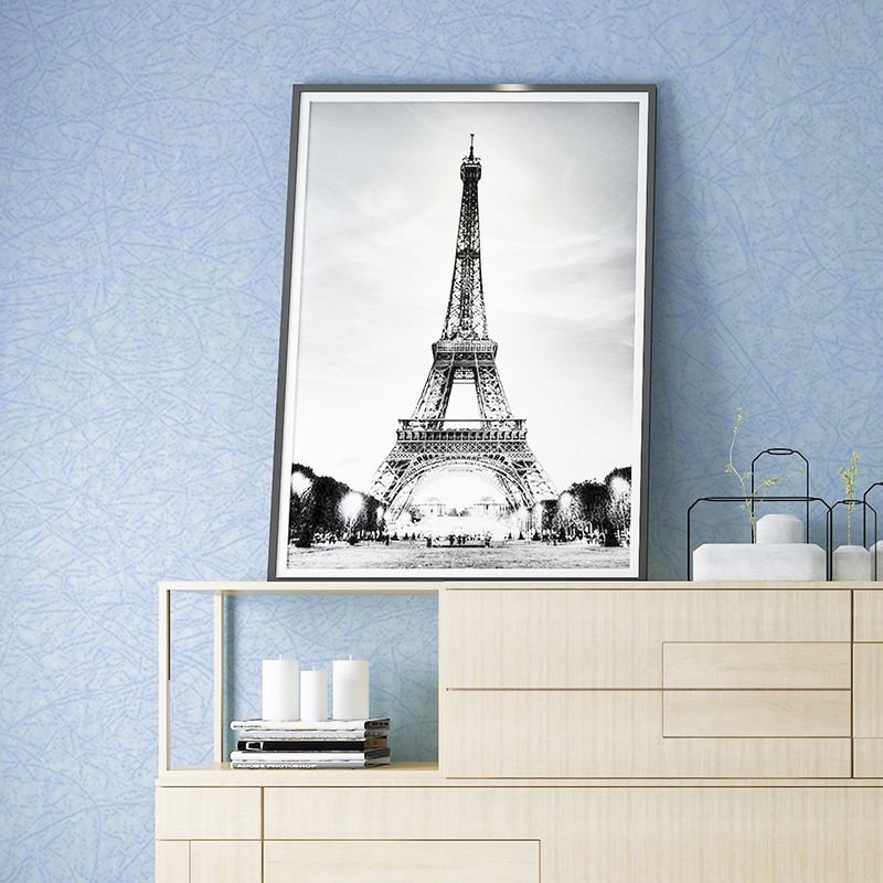 Stain Resistant Solid-Colored Wallpaper Roll 33' L x 20.5" W Simple Wall Decor for Living Room