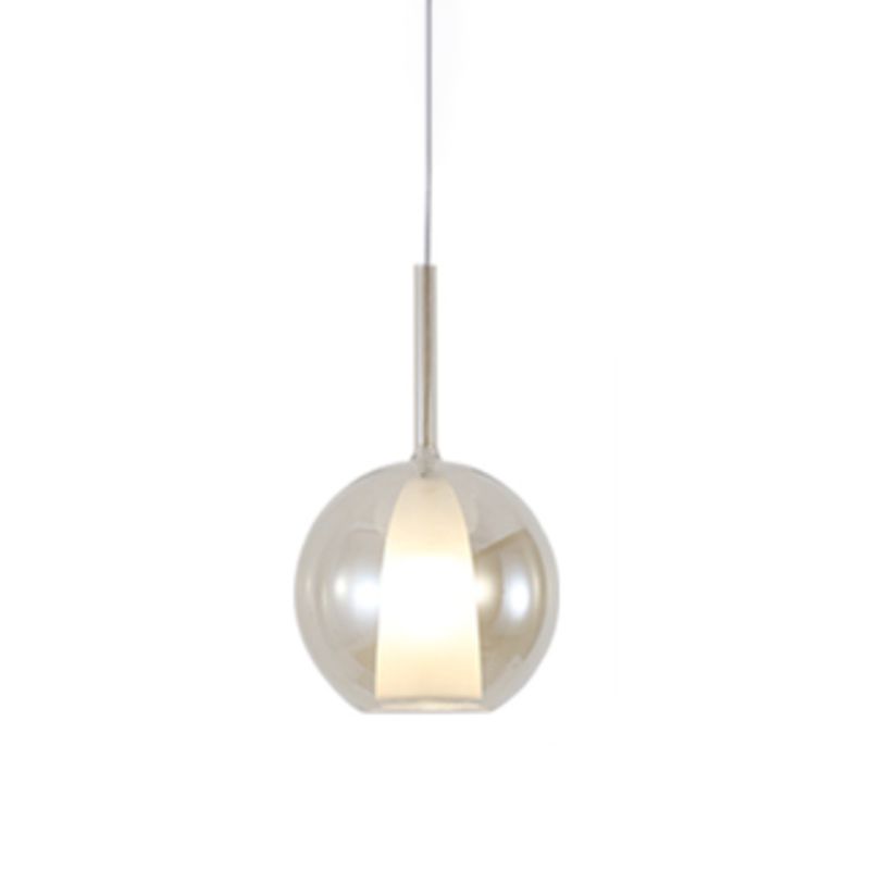 Glass Hanging Pendant Light Modern Style Suspension Pendant Light for Dining Room