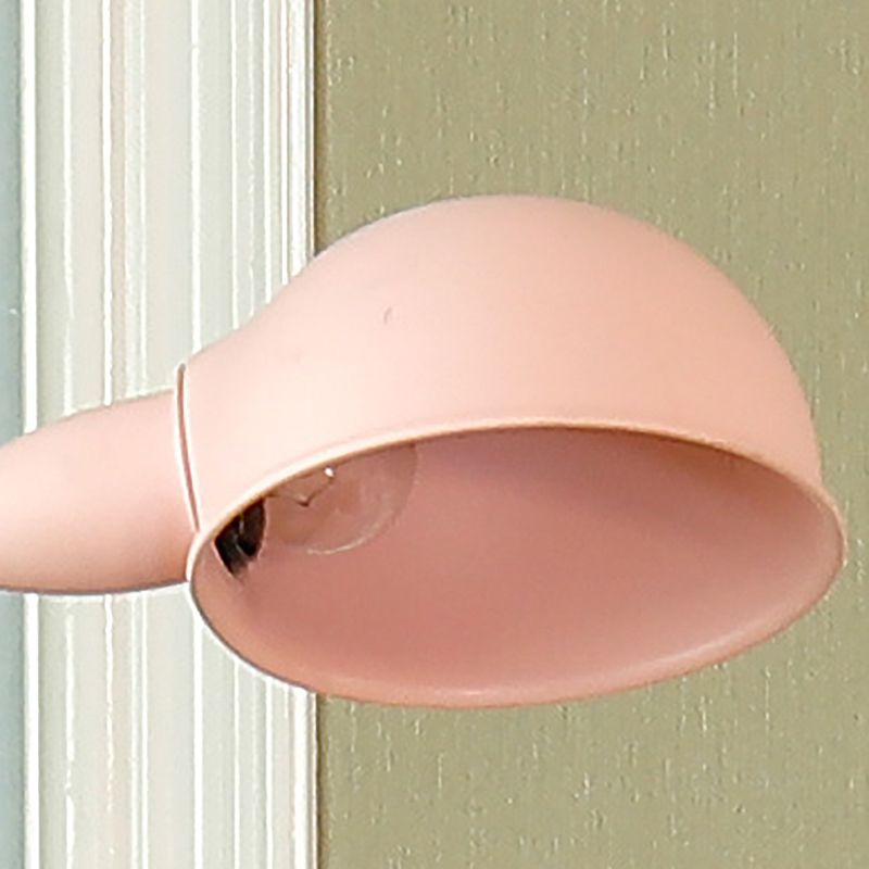 Metall Dome Schattenstock-Lampe zeitgenössische 1-Kopf-Stehlicht mit flexibles Schwanenhalsarm