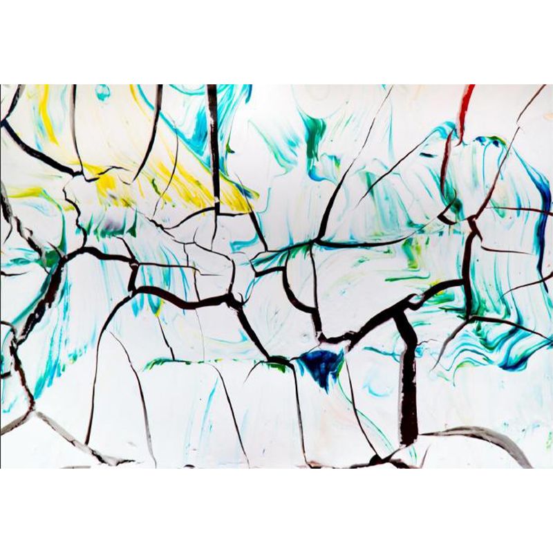 Large Illustration Abstract Mural Decal Modern Creative Graffiti Wall Art in Multi Color