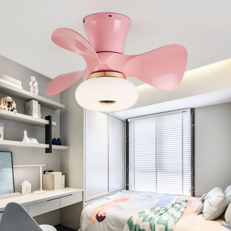 Modern Style Ceiling Fan Light 1-Light LED Ceiling Mount Light for Living Room
