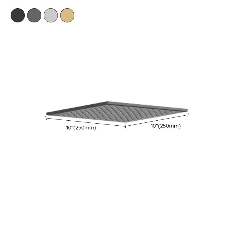 Shower Trim Square Massage Jet Rain Wall Mounted Shower System