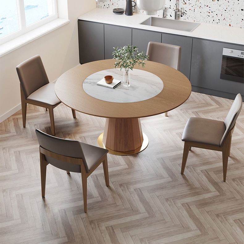 Modern 1/3/5/6/7 Pieces Dining Set Solid Wood Dining Table Set for Dining Areas