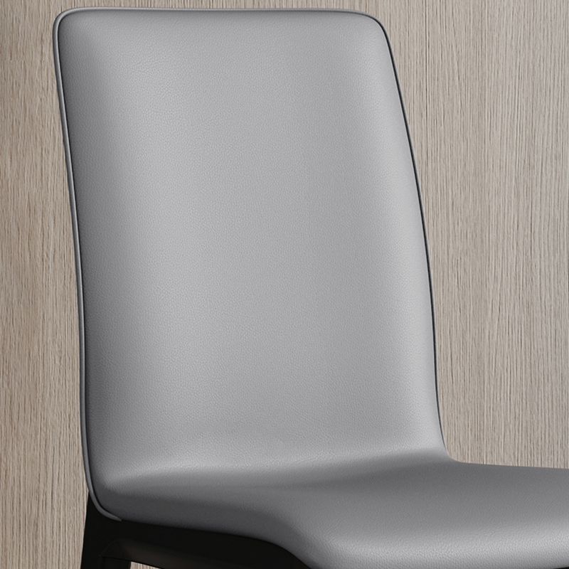 Nordic Style Wood Chair Solid Back Kitchen Side Chair for Dinning Room