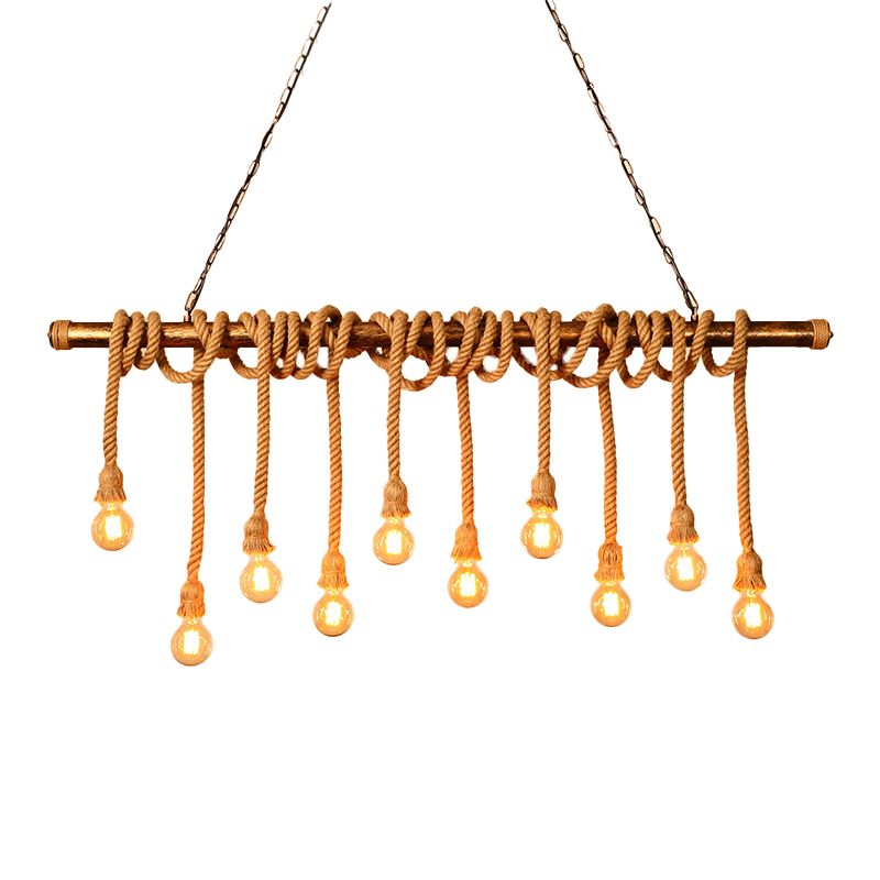 Simple Hanging Island Light Industrial Hanging Lighting Fixture for Dining Room