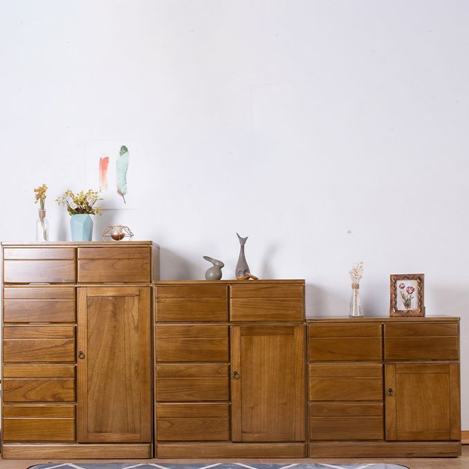 Solid Wood Modern Storage Chest Dresser Horizontal Storage Chest Dresser