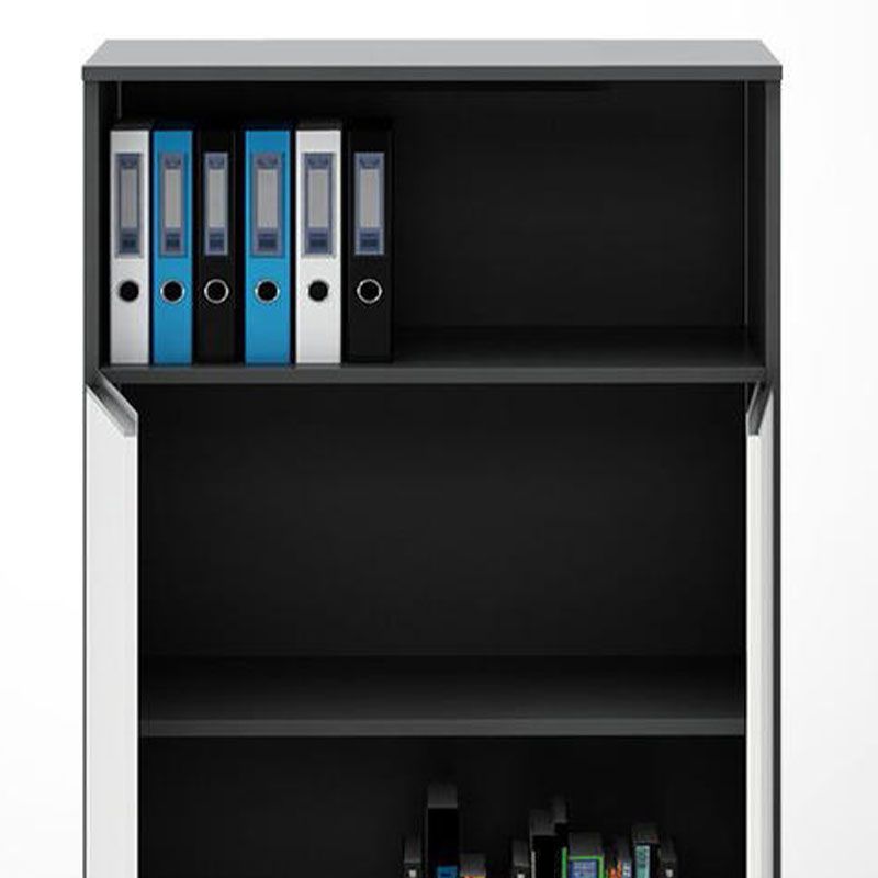 Wood Filing Cabinet Modern Vertical Storage Shelves Filing Cabinet