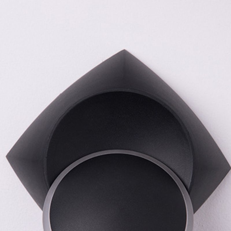 Geometric Shape Metal Wall Light Modern Style 1 Light Wall Light Sconce