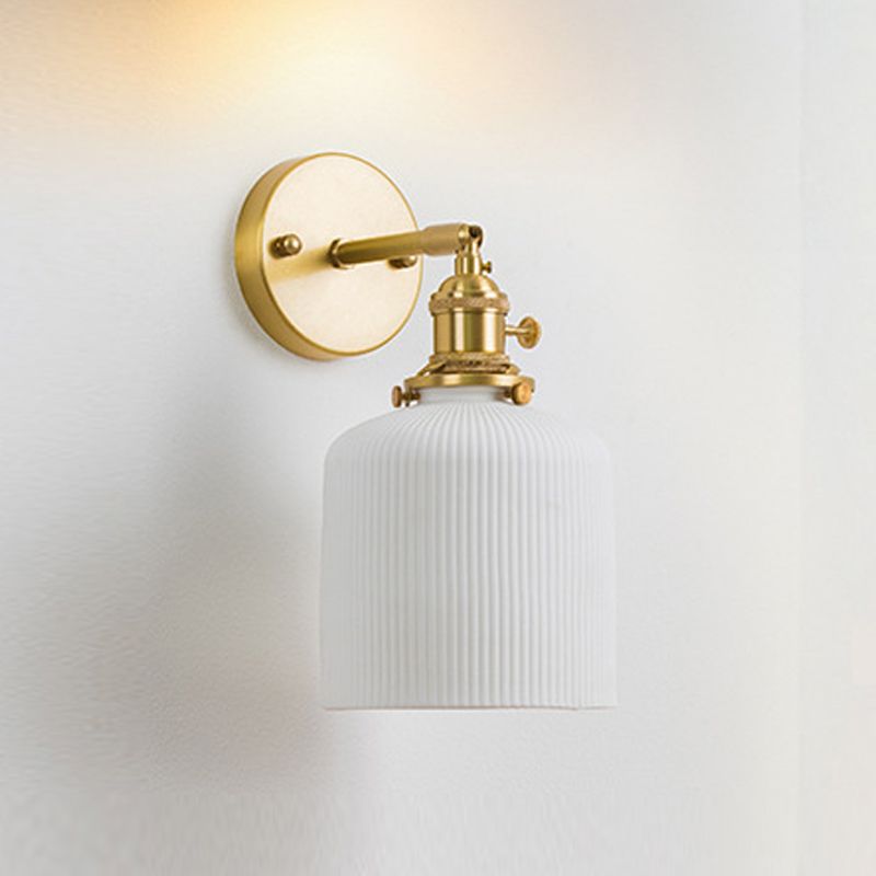 Sentón de vidrio pared apliques moderno 1 cabeza de pared montada en la pared