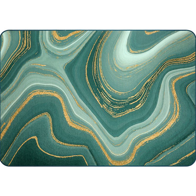 Multi Color Contemporary Rug Synthetics Geometric Print Area Carpet Non-Slip Backing Stain-Resistant Rug for Room