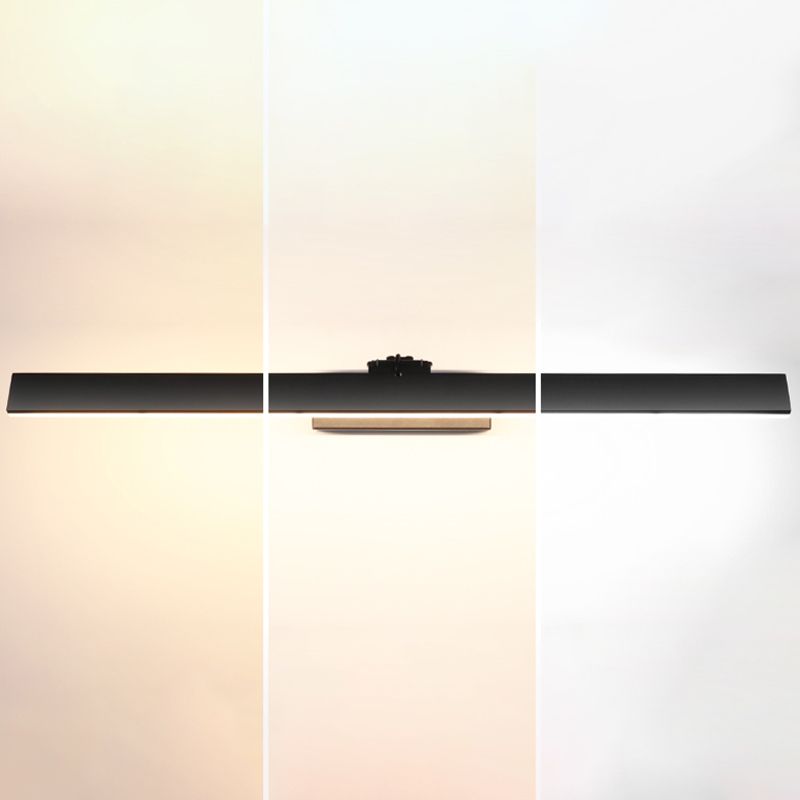 Modern Minimalist Style Ultra-thin Vanity Wall Light Fixtures Aluminum Wall Mounted Vanity Lights for Bathroom