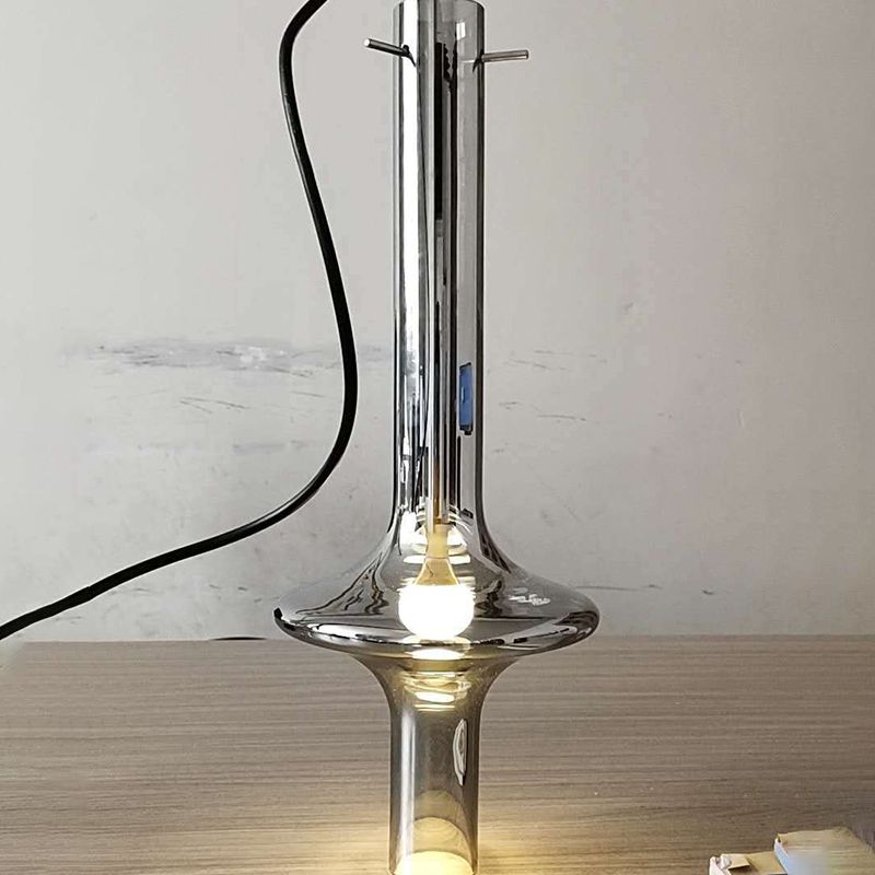 Langwerpige eetkamer hanger lichte kit glas 1-licht moderne stijl hanglamp
