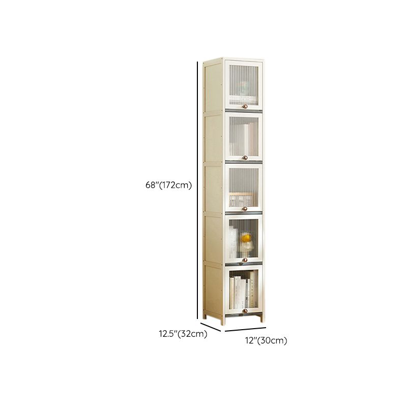 Contemporary White Wood Storage Cabinet Knobs Rectangle Storage Cabinet